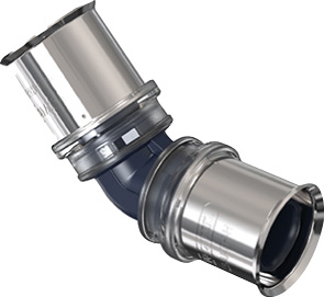 Wavin Winkel Tigris K5 / 25mm, 45 Grad Wavin Winkel Tigris K5 / 25mm, 45 Grad