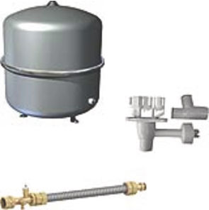 Buderus Logaplus MZ GBH172i.2 Hybridger. / MAG silber 35 L, CS29-1, Trichtersiphon