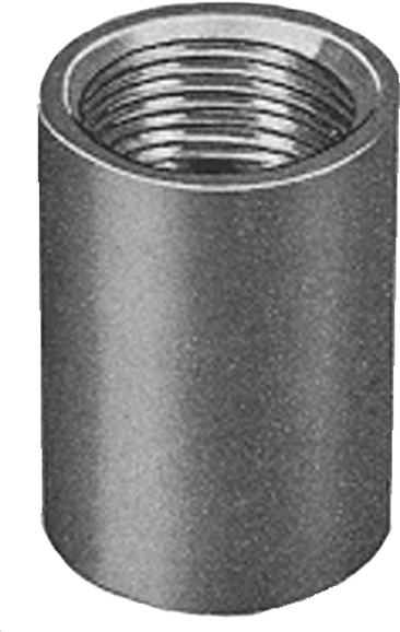 Stahlmuffe DIN2986, schw. kurz 2"x56 / DIN2986