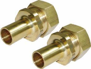 Pruduktbild: aeroline isiclick DN20 x Rohrstutzen 15 / 2er SET