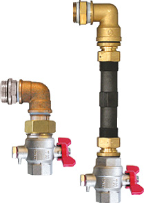 Logafloor WMZ-Einbaustrecke 3/4" vertik. / Typ UVE-WMZ m.Spez-KH m. M10 Anschluss