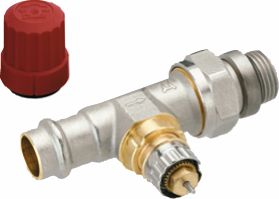 Danfoss Thermostat-Ventilkörper / matt vern RA-N15 Press dgf 1/2" 013G3238 Danfoss Thermostat-Ventilkörper / matt vern RA-N15 Press dgf 1/2" 013G3238