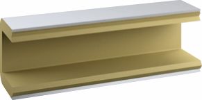Sinus Iso für Kompaktver 300/200+300/201 / 50mm PUR-Schaum im Alu-Grobkornmantel Sinus Iso für Kompaktver 300/200+300/201 / 50mm PUR-Schaum im Alu-Grobkornmantel