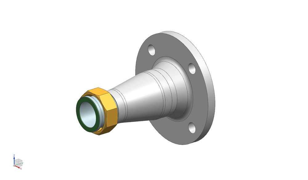 Anschluss Pumpe DN 50 / PN 6 / G1 1/2"