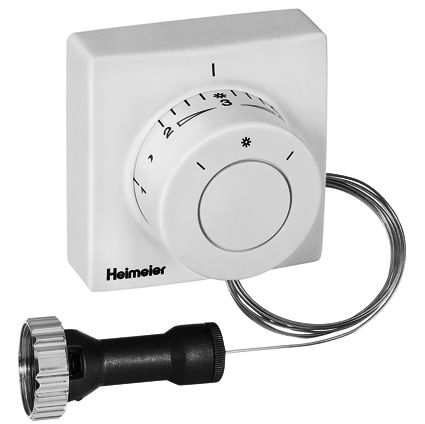 Heimeier Thermostat F 2802-00500 / Ferneinsteller weiss 2m Kap. Heimeier Thermostat F 2802-00500 / Ferneinsteller weiss 2m Kap.