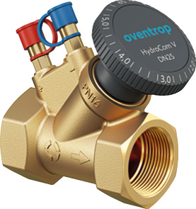 OV Strangregulierventil HydroCom V / PN16 DN15, Rp1/2 IG, HydroPort, EZB