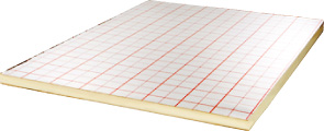 PUR Dämmplatte 40mm WLG 023 1200x600x40 / Beidseitig Alu Mehrlagig Deckschicht