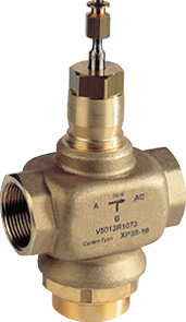 Pruduktbild: Honeywell Dreiwegeventil V5013R / DN20 PN16, Messing, Kvs-Wert 6,3