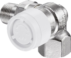 Pruduktbild: Oventrop AV9 3/8" winkeleck rechts / PN10