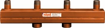 MAGRA Kesselverteiler Typ 60, 2 HK / Stutzenabst. 125mm, Nr.21006012523