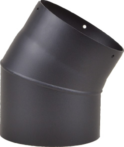 Abgasrohrbog 150x2 45Gr gussgrau