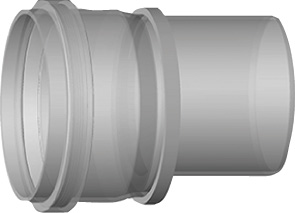 Aufweitung exzentr. von DN 80 auf DN 125