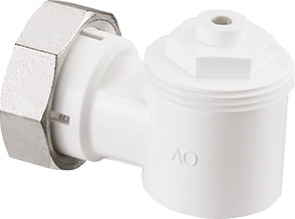 OV Winkeladapter M30x1,5/M30x1,5 weiss / Nr.1011450