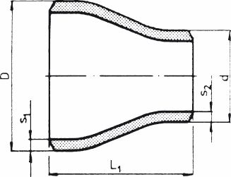 Konzent.Reduzierstück 114,3X76,1mm Konzent.Reduzierstück 114,3X76,1mm