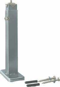 MAGRA-Standkonsole 85 höhenverstellbar / 285 bis 425 mm, verzinkt, mit Schrauben