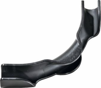 EMPUR Winkelspange 90Gr offen, Nr.901418 / schwarz, für Rohrdimension 14-18 mm