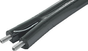 NMC Isoliertes Edelstahlwellrohr DN 16 / AEROLINE inox split 100, 16x17 mm/10m