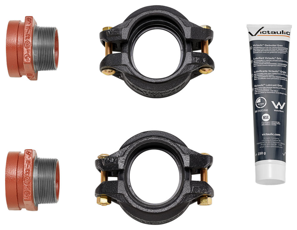 Adapter Victaulic 2.5"- 2" / Adapt. Victaulic DN65 auf R2, 2 Stück