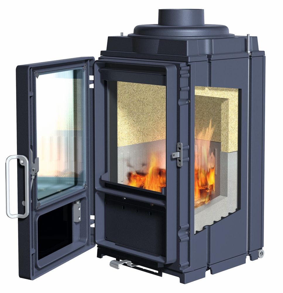 Buderus Logaflame HWS216 Muldenfeuerung / Türanschlag rechts