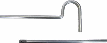 Bürstenstiel M10 Aussengewinde L: 800mm