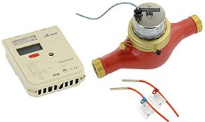 SENSUS Wärmezähler POLLUTHERM Qp 1,5 V / PT500 B/190/DN20/G1 R3/4"/PN16/45/5,2