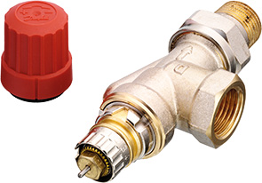 Pruduktbild: Danfoss Ventil RA-N UK 3/8" 013G0151 / Messing vernickelt