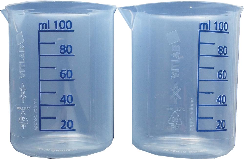 Set Messbecher pp 100 ml - 2 Sück