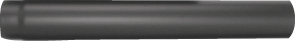 Wodtke Rauchrohr d=130 mm Stahlblech / 100cm, schwarz