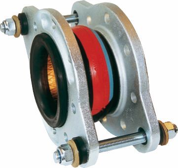 STENFLEX Stahldraht-Gummi-Kompensator / Typ AS-2  FLA PN16 DN40