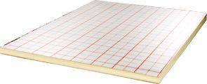 Pruduktbild: PUR Dämmplatten WLS023 30mm, 1200x625mm / 1200x625x30mm