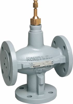 Honeywell Dreiwegeventil V5050A / DN100 PN16, Grauguss, Kvs-Wert 160