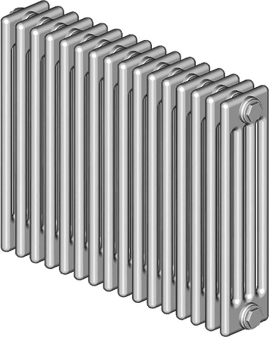 Pruduktbild: Arbonia Stahlröhrenradiator-Glieder / STANDARD, CF H 500 mm, T 225 mm