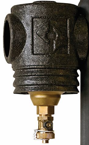 Isolierung zu SpiroTrap Schlammabscheide / zu Messinggeräte bis 1 1/2" IG Isolierung zu SpiroTrap Schlammabscheide / zu Messinggeräte bis 1 1/2" IG