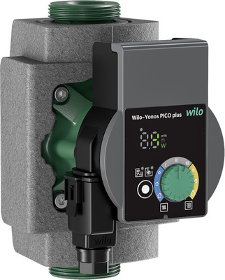 Wilo Nassläufer-Hocheffizienzpumpe / Yonos PICO plus 25/1-8-130, G11/2, 58W