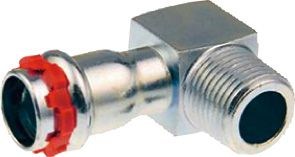 Pruduktbild: VSH Winkel m.AG i/a18 x R1/2 90Gr C-St. / für V-Kontur, 6563106