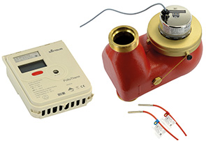 SENSUS Wärmezähler POLLUTHERM Qp 10 FA / PT500 B/200/DN40/G2" R11/2"/PN16/100/6,0