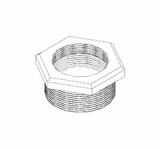 Sinus Adapterstück 1 1/2" - 1 1/4" / Nr.5-80-640