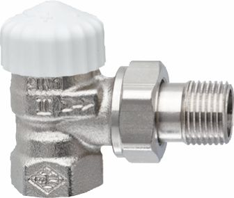 Heimeier Ventilkörper, Eckf 3/8" / V-exakt II,  vernickelt.