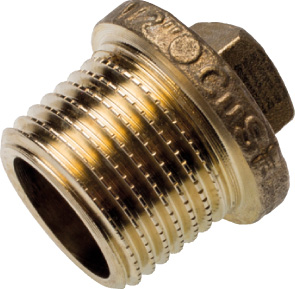 Stopfen CuSi, Nr.3290, 1 1/2" AG / bleifrei Stopfen CuSi, Nr.3290, 1 1/2" AG / bleifrei