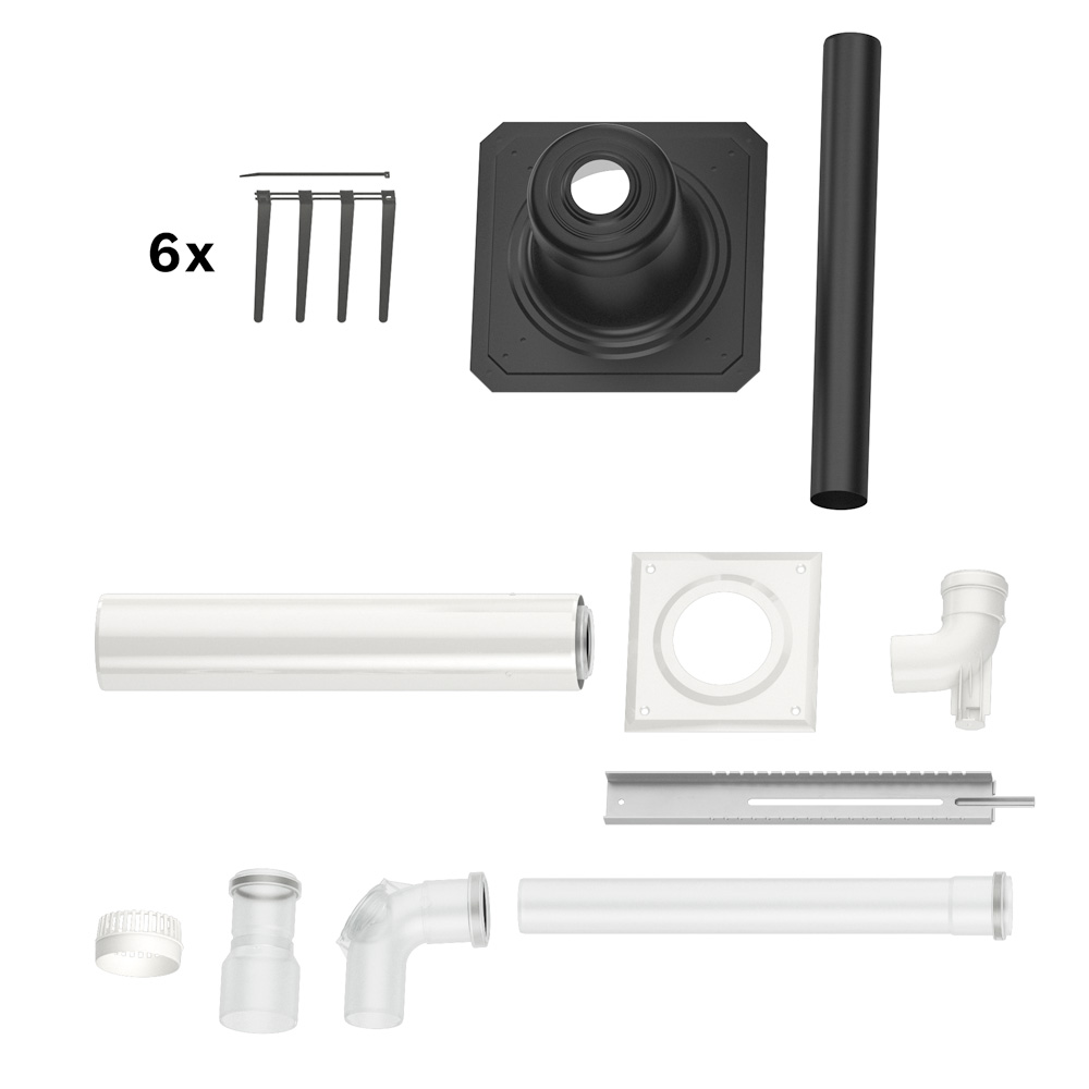 Buderus Grundbbausatz GA, DN60 / für Geräte KAS nach oben