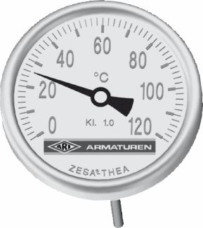 Thermom.THEA f.ARI-ZESA DN 100 0...120C / 0 bis 120 Grad C