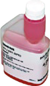 Kalibrierset pH 4 / Flasche a 250 ml rot eingefärbt