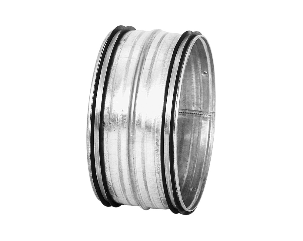 Verbindungsnippel Metall FM 160 / für Wickelfalzrohr DN160