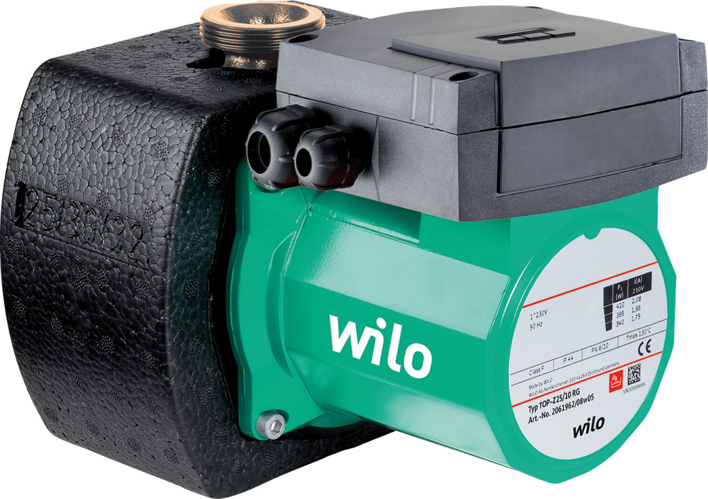 Wilo Nassläufer-Standardpumpe / TOP-Z30/7, 1x230V, PN6/10, G2, 90W