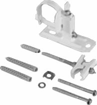 Arbonia Wandkonsolen Set f. 2-Säuler RR / fertiglackiert AF