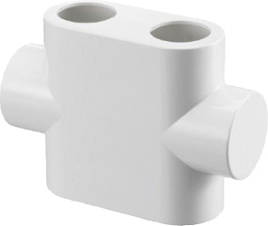 OV Design Abdeckung für / Multiblock T" ,Durchgangsform, weiß OV Design Abdeckung für / Multiblock T" ,Durchgangsform, weiß