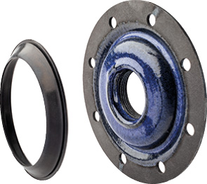 Flansch m. 1 1/2"Gewind. / Flansch m. 1 1/2"Gewind.