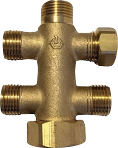 Wavin Sanierungsverteiler Schacht / 5x, 3/4 Wavin Sanierungsverteiler Schacht / 5x, 3/4