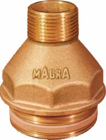 MAGRA-Reduz.-Stück, Ms, 1 1/2x 1 / Pack=2 Stück