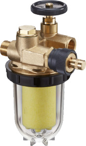 OV Heizölfilter-RL-Zuführung Oilpur / DN10, 3/8"IG/AG, Saugbetr., Entl., Siku